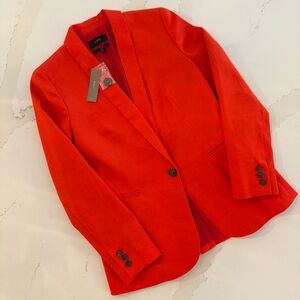 J. Crew Women's Vibrant Orange Blazer